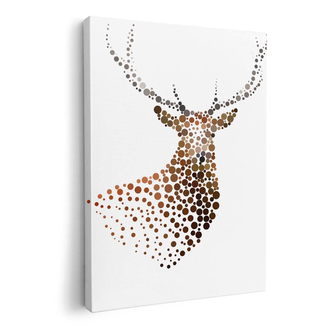 

Art Panel Painting Decoration igsticker 420mm x 297mm A3 Photo Wall Hanging Wooden Frame Interior Decor Stylish 015582 Deer Animal Picture