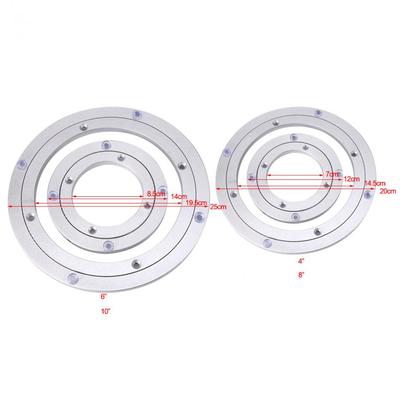 4/6/8/10 Zoll Drehteller für schwere Lasten Esstisch Lager Aluminiumlegierung Drehtellerlager Küchenhelfer Tischwerkzeug