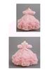 Girls' One-Shoulder Princess Dress with Mesh Puff Skirt – Formal Flower Girl Birthday Dance Costume