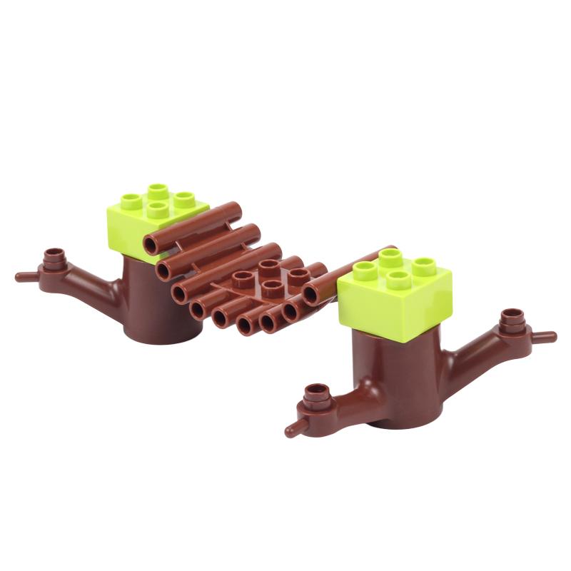 

Совместимые кирпичи, большие строительные блоки для фермы, аксессуары для украшения растений, забор, деревья, трава, фруктовый набор, детские игрушки для сборки, подарок