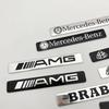 Car Sticker Aluminum Car Badge Rear Letter Emblem Trunk Accessories For Mercedes Benz AMG Brabus Maybach C E S GLE CLC Class W20