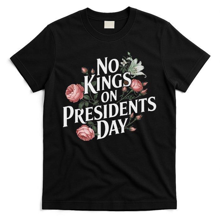 

No Kings On Presidents Day Retro Anti Trump Subtle Protest T-Shirt Unisex M