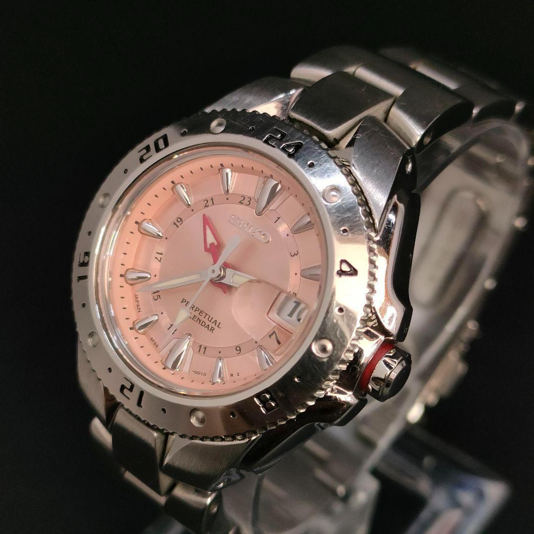 

[USED] Seiko Perpetual Pink Silver Quartz Watch