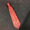Dot Print LED Luminous Tie Battery Powered Colorful Sequins Glowing Tie Lightweight Unique Men Women Necktie Party Accessories