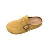 Thick-soled half-slippers, women's new autumn baotou slippers, the inner height increases by one pedal