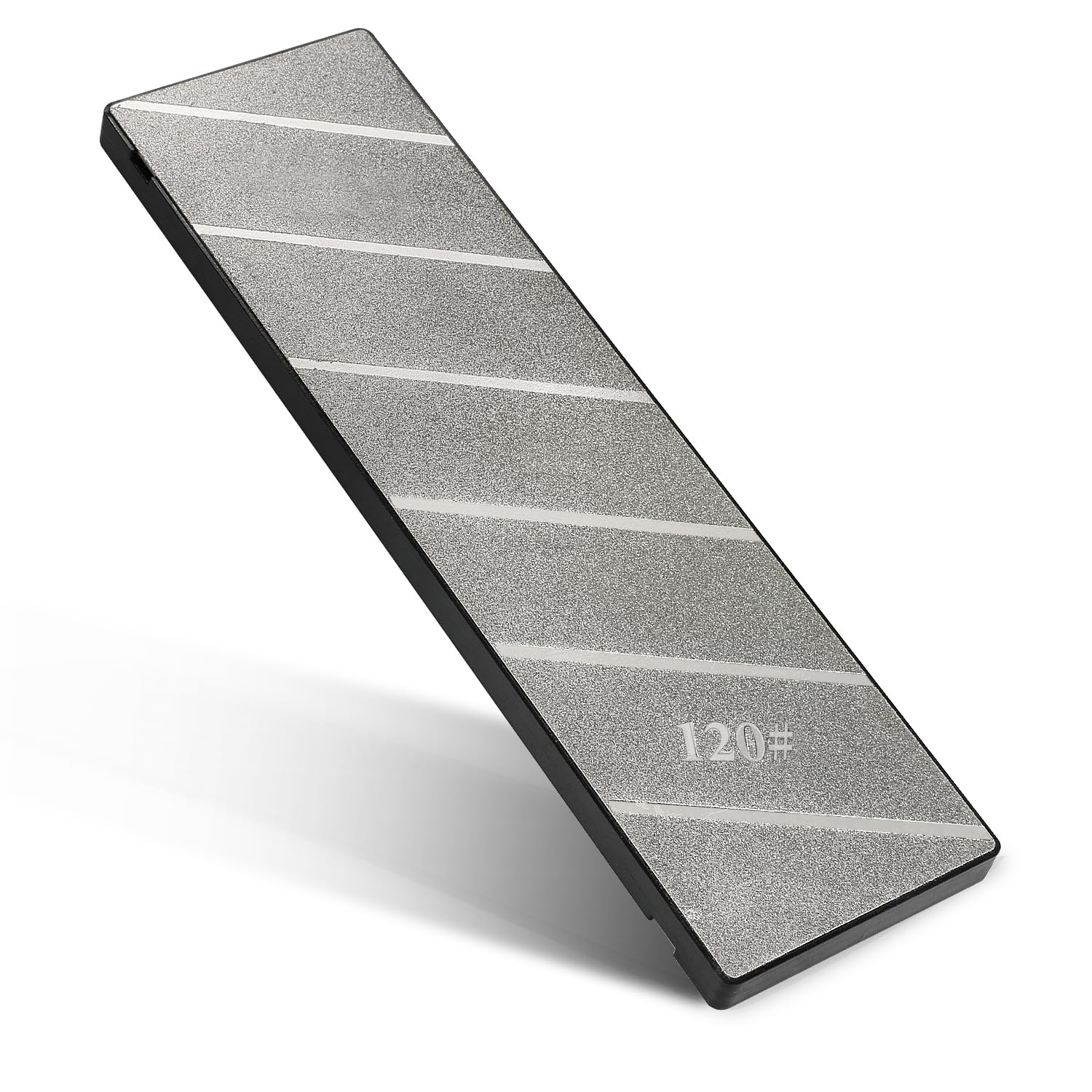 Sharpening stone, surface leveling stone, diamond sharpening stone, double-sided, grit #180/#120.