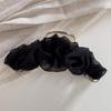 Elegant Pleated Mesh Hair Clip - INS Style Large High-End Updo Accessory