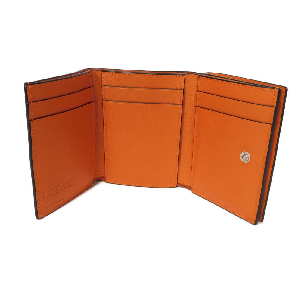 Used 12695 Cocktail Trifold Wallet C643TR2X13 7942 Anagram Lemon Stone Orange Paula's Ibiza Yellow Women's from Japan