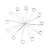 Scissor Shaped Bamboo Decorative Ring Toothpick Cocktail Skewer Fancy Sticks Appetizers Picks