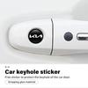 8pcs Car Door Lock Keyhole Anti-block Protection Stickers For KIA Cerato Soul Venga Forte Spectra Sedona Niro Cadenza BK7