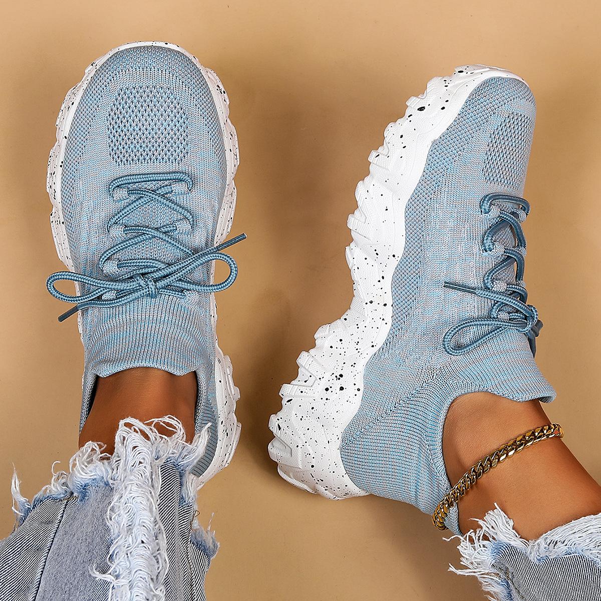 24 новых сетчатых больших спортивных и удобных женских туфель — фото 3