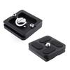 Aluminum Quick Release Clamp Plate Tripod Monopod Mount Adapter Dslr Camera Plate 1/4inch Screw for Camera Videographers