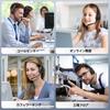 EKSA Professional Wireless Bluetooth Single USB Dongle Noise Unidirectional Office Ultra Up to 45 Hours of Charging Stand Web Call Compatible with and