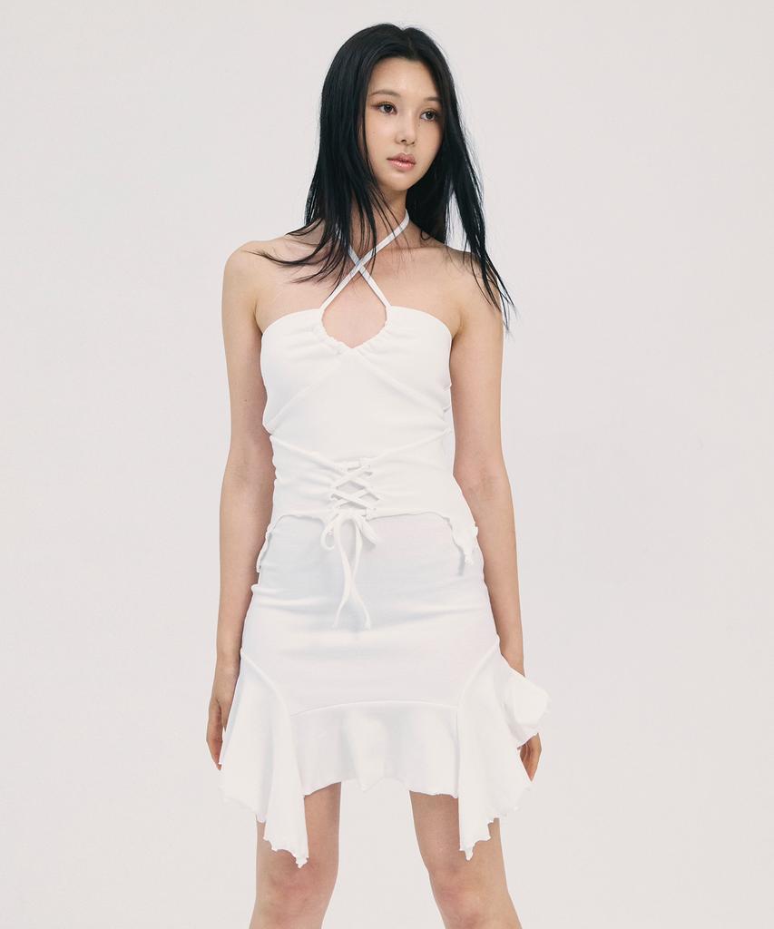 B ABLE TWO Ophelia Sleeveless Dress-White