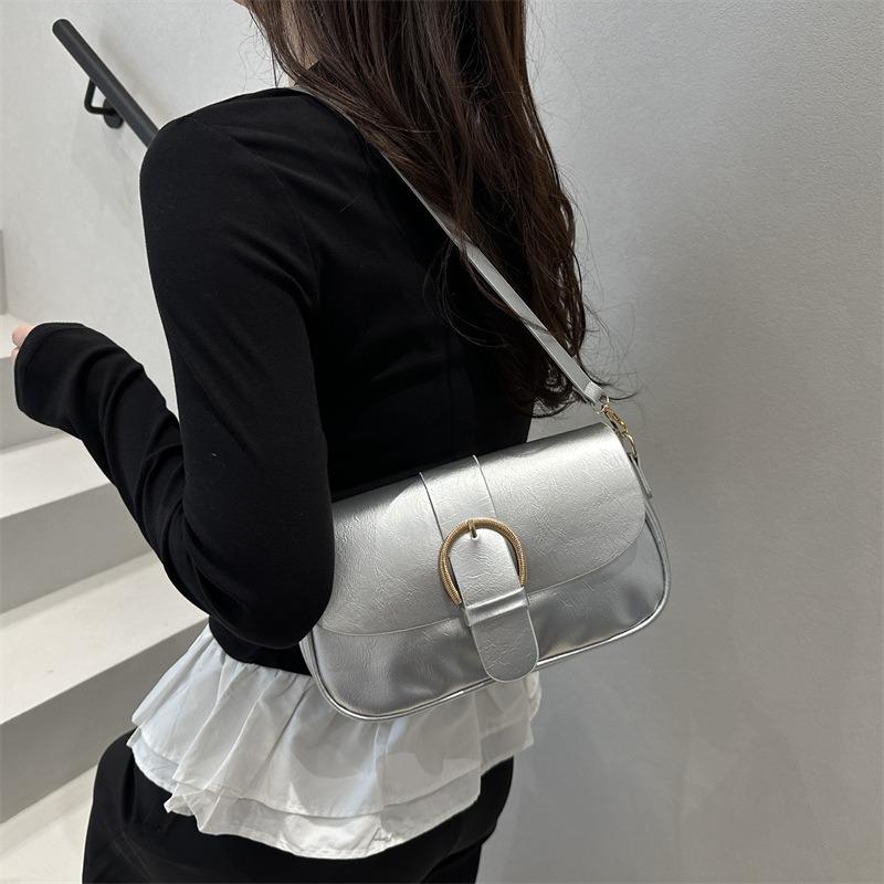 Retro Underarm Saddle Bag Niche Bag Women's Spring and Autumn New Fashion Versatile Shoulder Messenger Bag