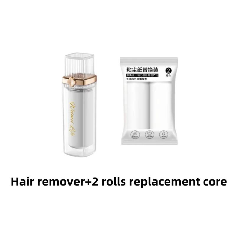 Convenient To Carry Roll Paper Adhesive Drum Dust Collector, Pet Hair, Clothing, Carpet Stain Remover, Replaceable Cleaning Brus Decor