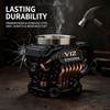 V12Engine Coffee Mug-Custom Stainless Steel Travel Cup for Mechanics Enthusiasts