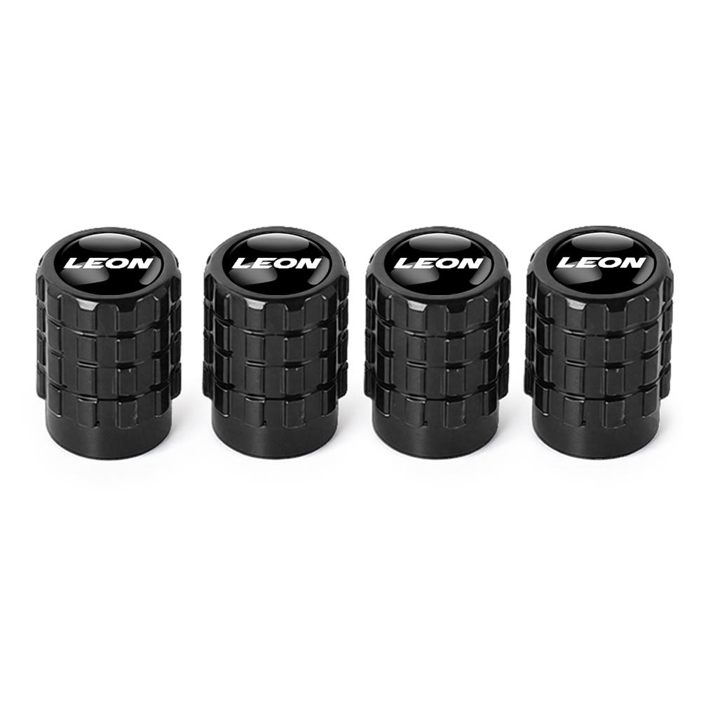 wzbn2 Car Emblem Wheel Tire Valve Caps Tyre Air Stem Cover Accessories For SEAT Ibiza Leon e-Racer Formentor Cupra Ateca FR Arona Exeo