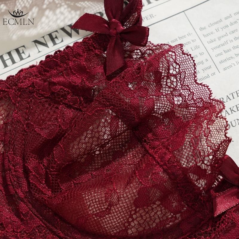 Lenjerie de corp sutien push-up cu dantelă pentru femei Sexy Sutien moale cu armătură Ultrafin Confortabil Respirabil Sutien