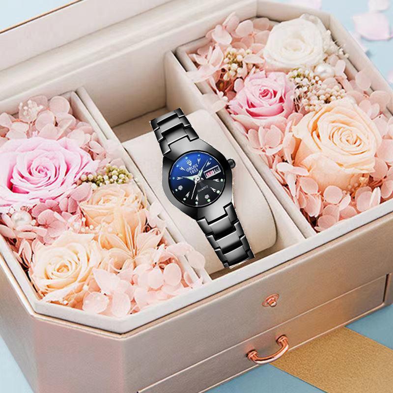 Chinese Style Medieval Small Fragrant Style Simple Temperament Retro Round Dial Small Exquisite Watch Female Style