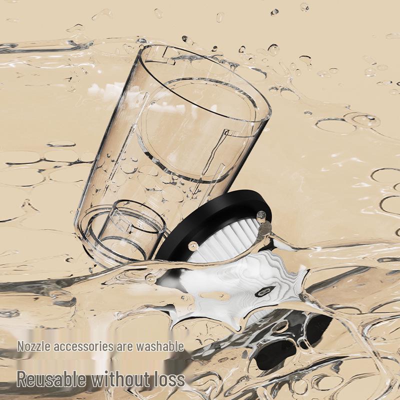 Kompakt Uppladdningsbar Handdammsugare: Kraftfull sugförmåga & kvalsterborttagning, Trådlös för hushållsbruk
