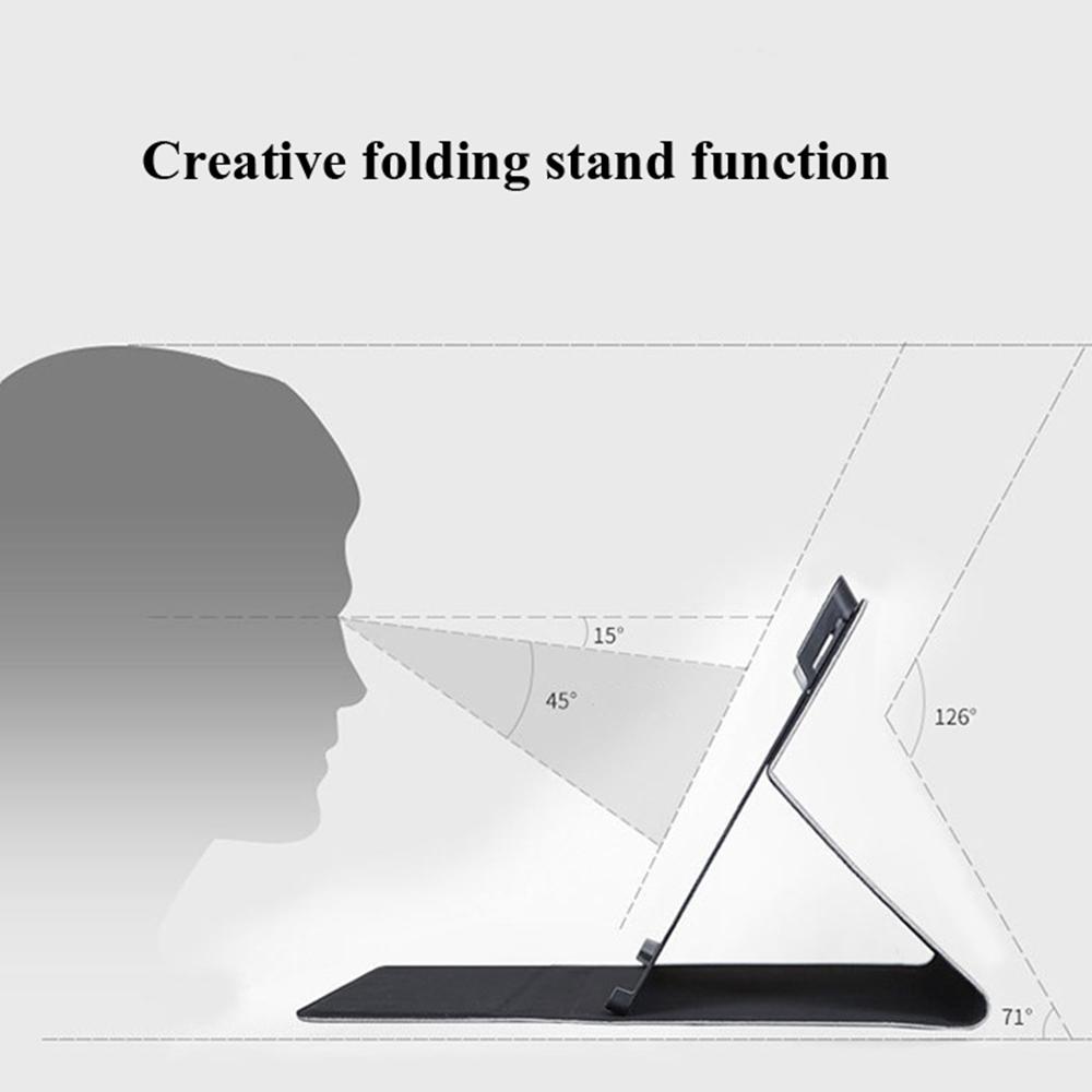 Tablet Case For Microsoft Surface Pro 7/6/5/4 Magnetic Clasp Folding Stand PU Leather Cover