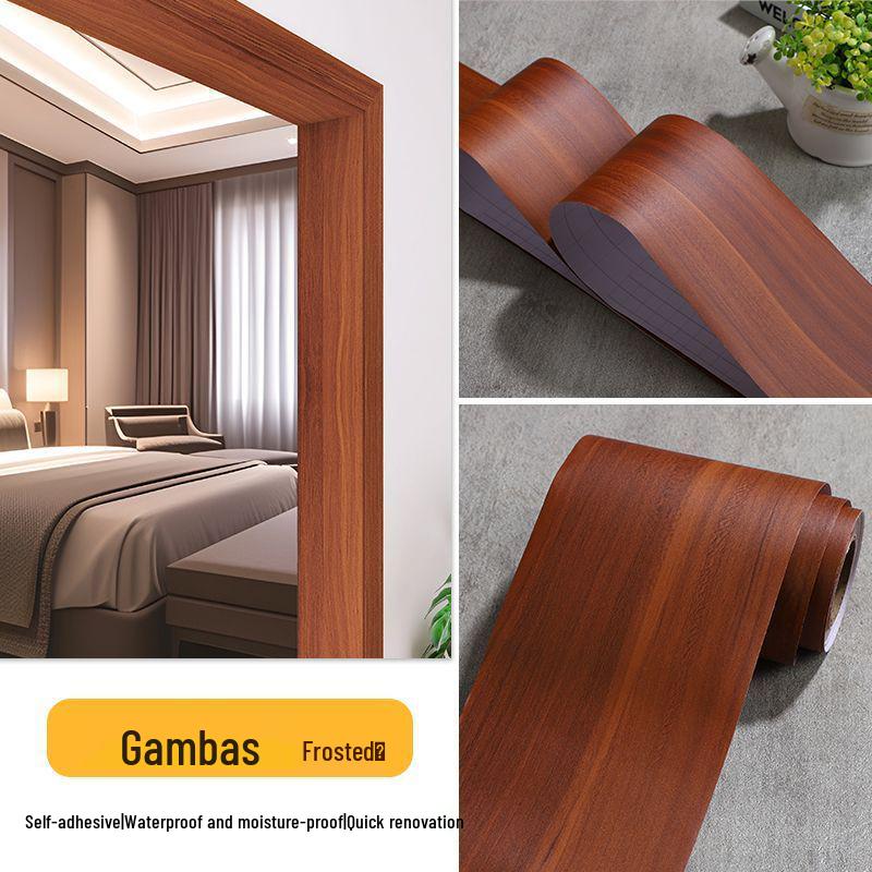 Self-Adhesive Wood Grain Door Frame Repair Trim Strip