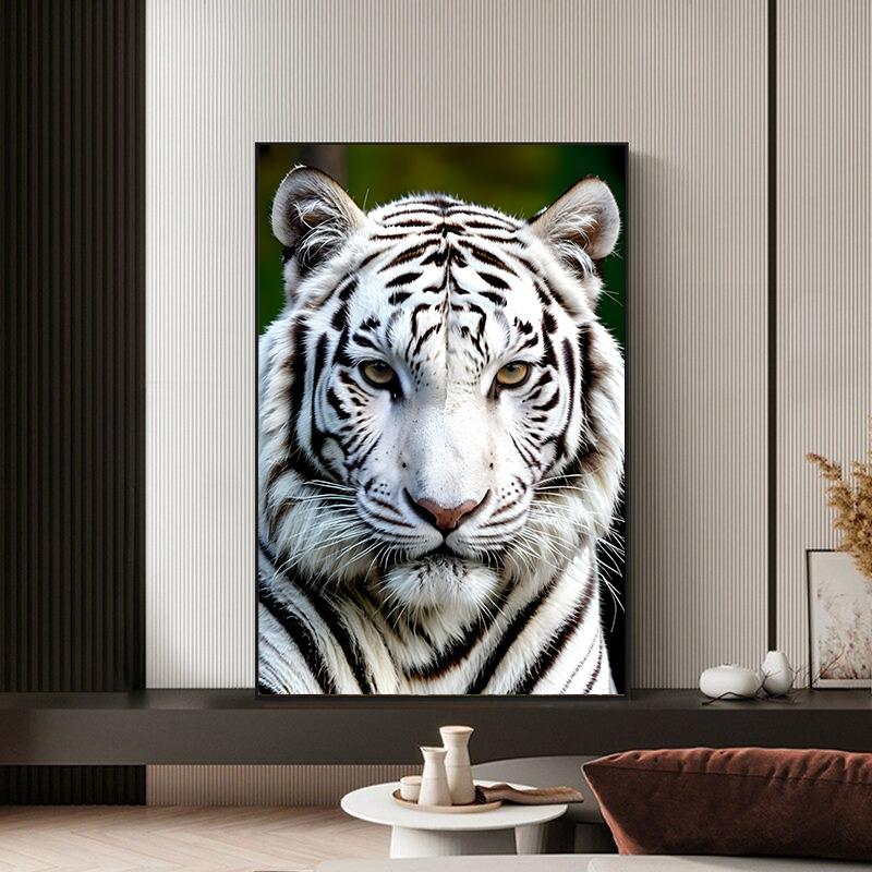 Canvas Painting Animals Canvas Wall Art Tiger Print Art Home Decor Wall Pictures Living Room Wall Decor Frameless