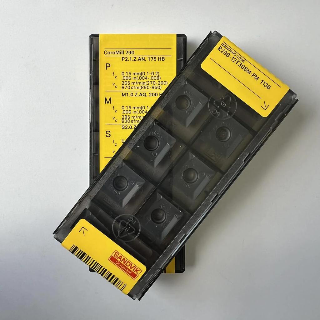 Original Sandvik / R290-12T308M-PM 1130 CNC Lathe Carbide Blade 10 PCS