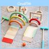 Set Giocattolo Mini Golf in Legno con Gioco di Equilibrio per Bambini Indoor Outdoor