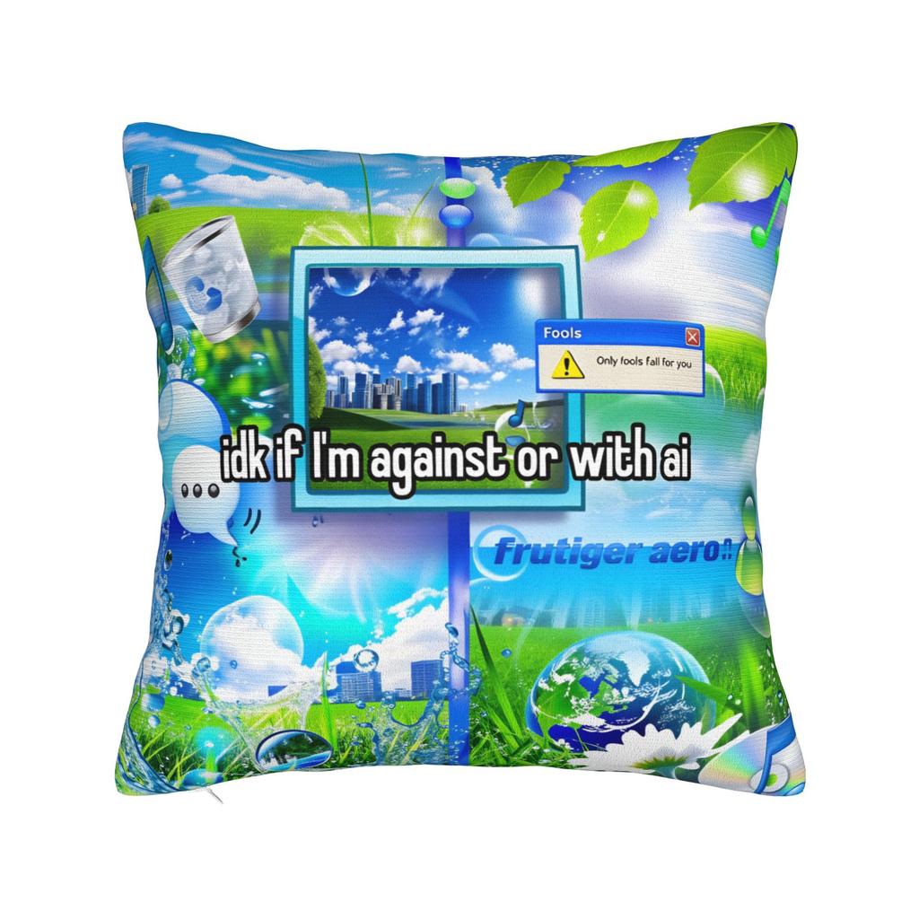 Frutiger Aero Ästhetik Kissenbezug Vintage Kissenbezug für Couch Sofa Schlafzimmer Weiche Kissenbezüge Geschenkidee