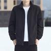 Jacket Men's Thin Stand Up Collar Oversized Fat Guy Jacket Men's Versatile Loose Top