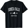 Seneca Falls New York NY Vintage Athletic Sports Design T-Shirt