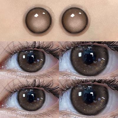 Renkli Kontakt Lensler Miyop Lensler Diyoptrili Kozmetik Kontakt Lens Toptan 100 adet Yıllık Göz Güzel Öğrenci Makyajı