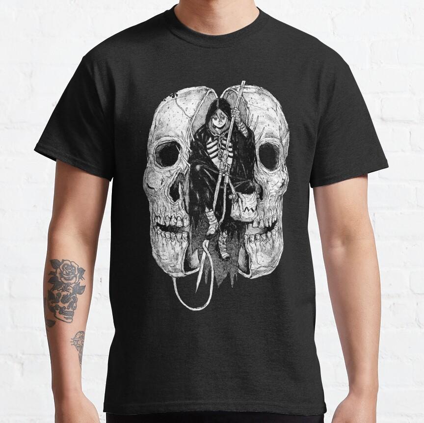 Men's Dai Dark Hateful Four Anime And Manga Kaiman Dorohedoro T Shirt Pure Cotton Clothes Short Sleeve Tees Plus Size T-Shirt