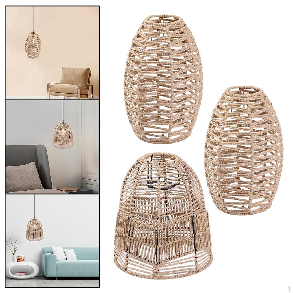 3pcs Pendant Lamp Shade Lampshade Bedroom Hotel Kitchen Island Dining Room
