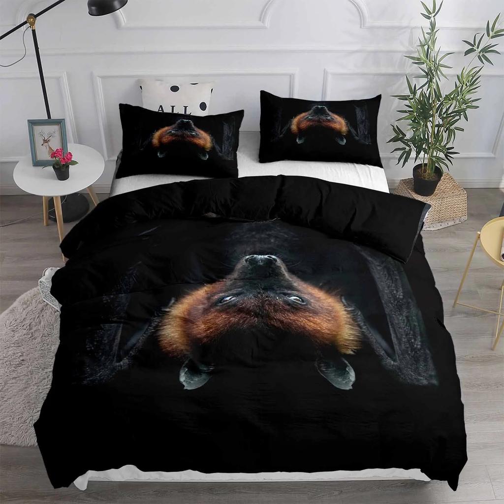 180x220 Bedding Sets Animal Head Duvet Cover Set Super Soft Full Queen King Bedroom Set European American Style Home Textile