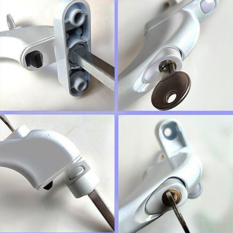 Stainless Steel Window Enduring Handles Lock With SimpleInstallation Double Glazing Window for Balcony Door Handle