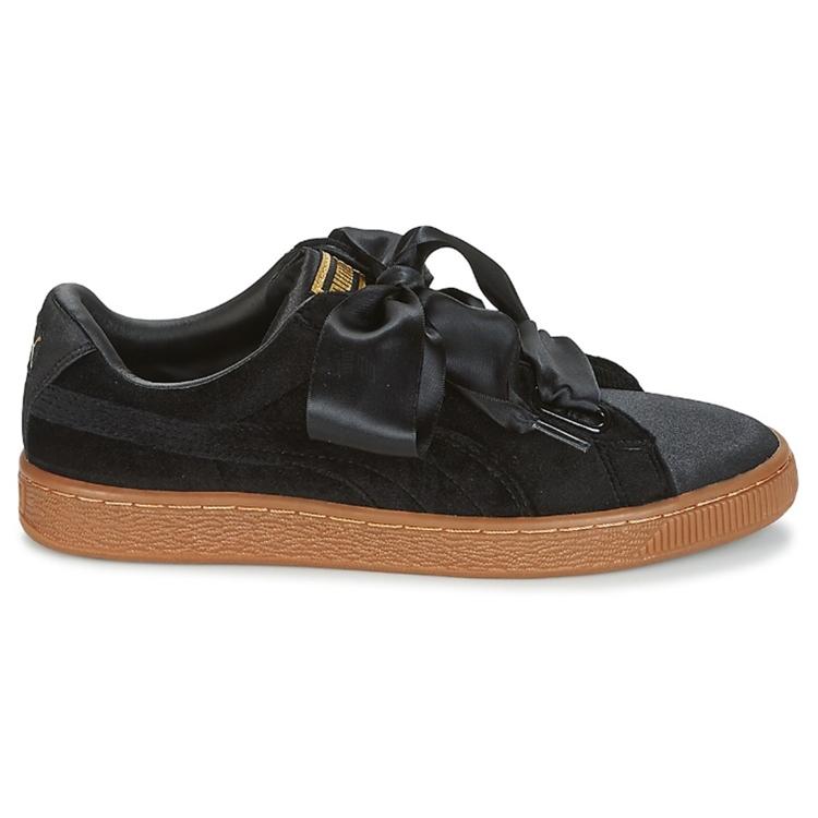 PUMA Basket Heart Vs Wns Black Womens 366731-03