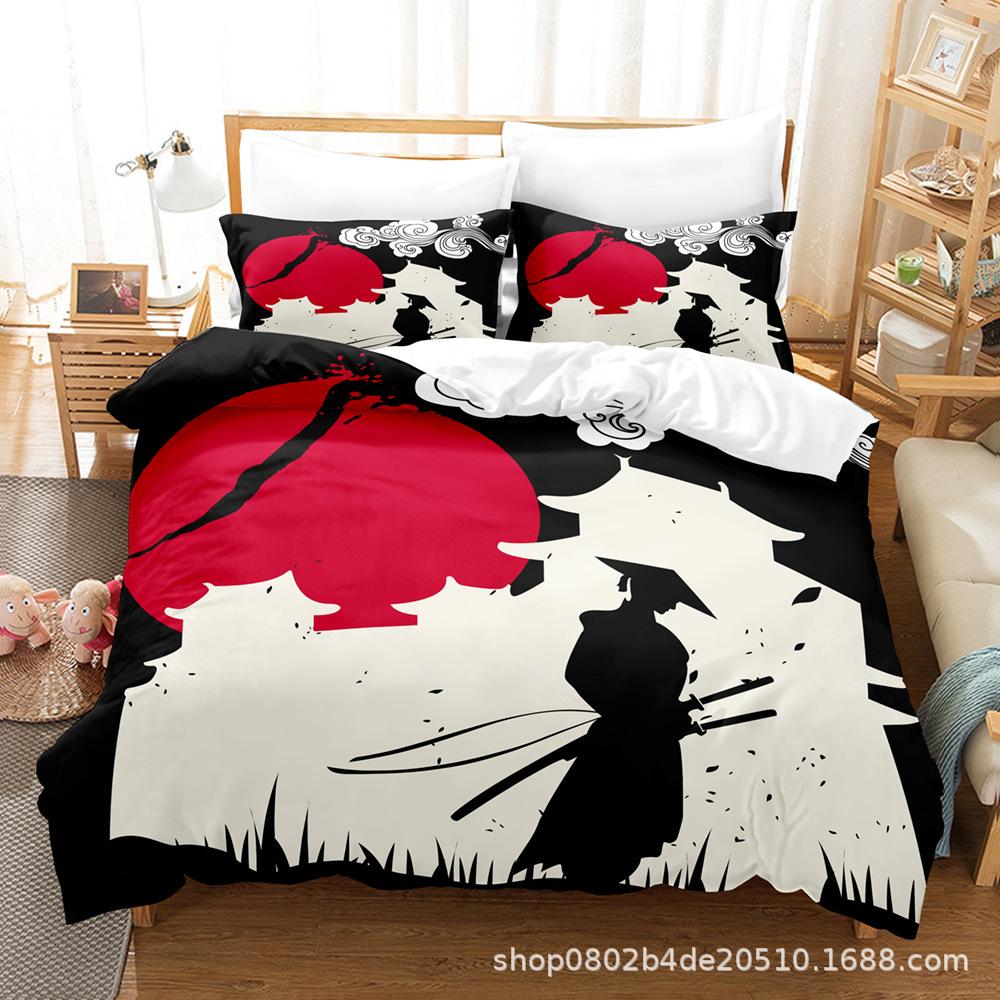 Fashion Technology Printing, 3D Digital Printing, Bedding, Duvet Covers, Pillowcases, Three-piece Sets