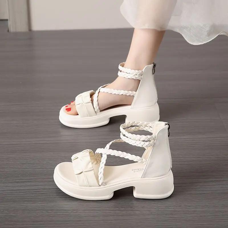 Fashion Platform Roman Style Anti Slip Hot Sandals for Women Comfort Original on Offer The Best 2025 Luxury Summer Sale Vip Woman Shoes