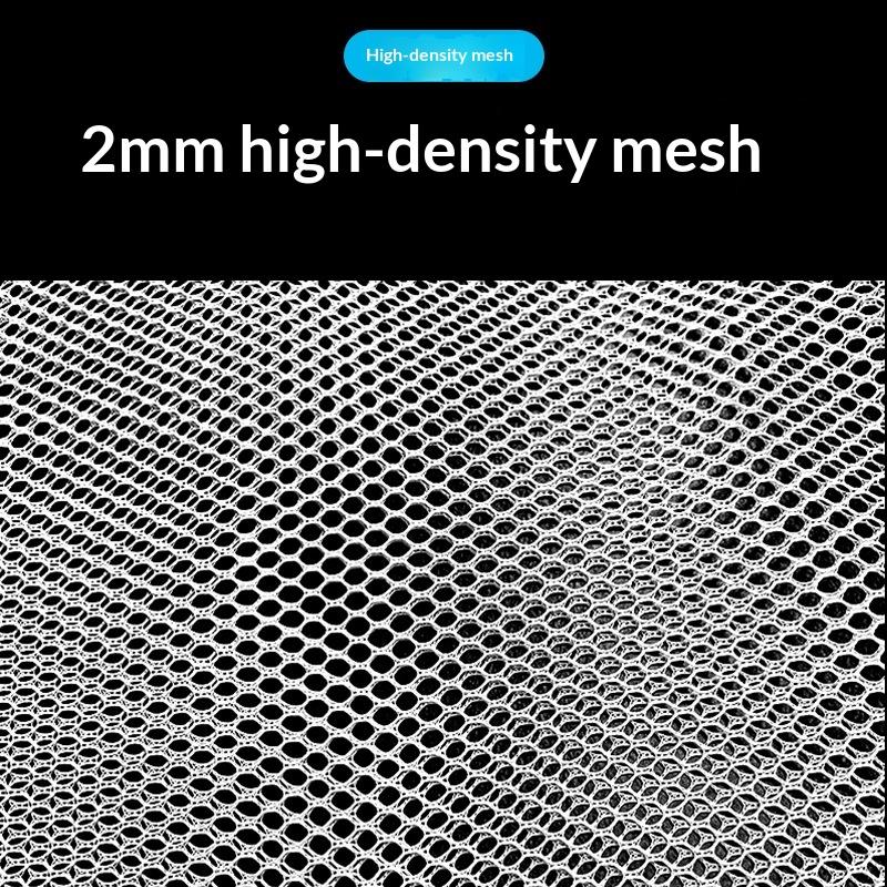 Aquarium Filter Net Bags Reusable Fine Filter Media Bags With Zipper For Aquarium Filtration Bio Ball Carbon Isolation Storage