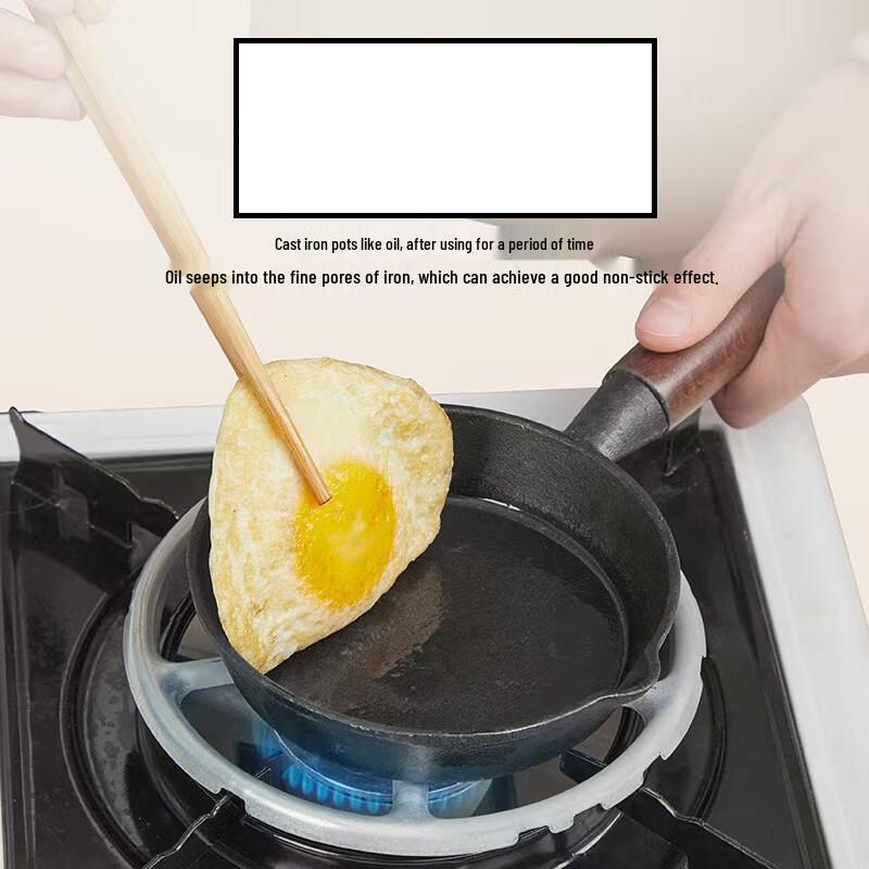 Zhishi Cast Iron Mini Egg Frying Pan