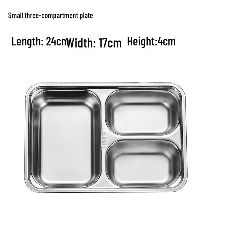 Yangge 304 Stainless Steel Divided Food Tray