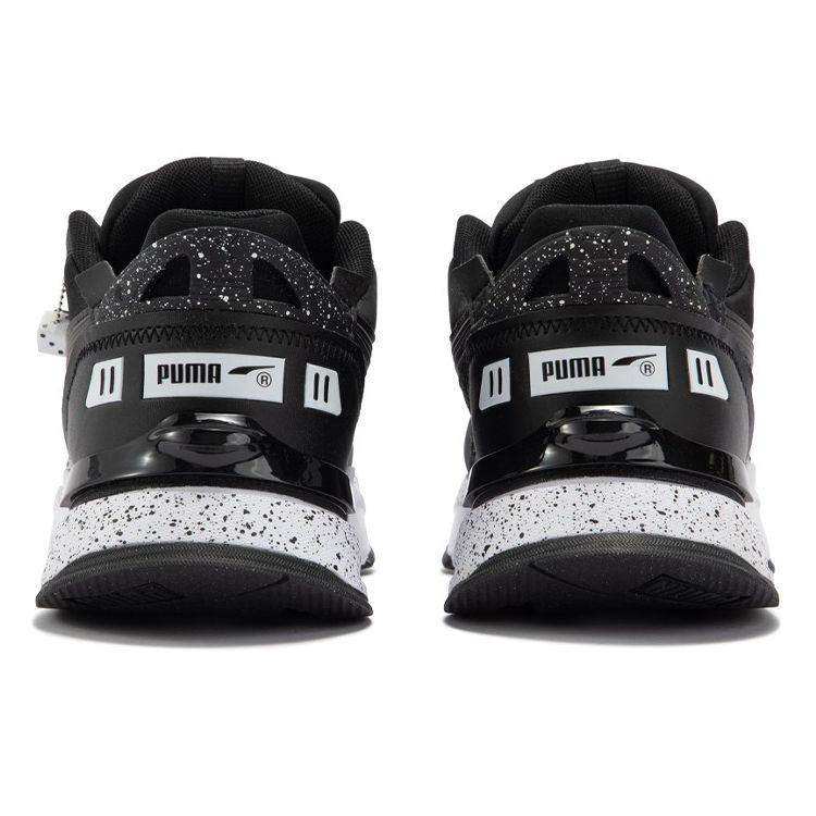 Puma Mirage Sport Tech Chance Fabric Leather Sneakers Unisex Sneakers Black White 386625-02