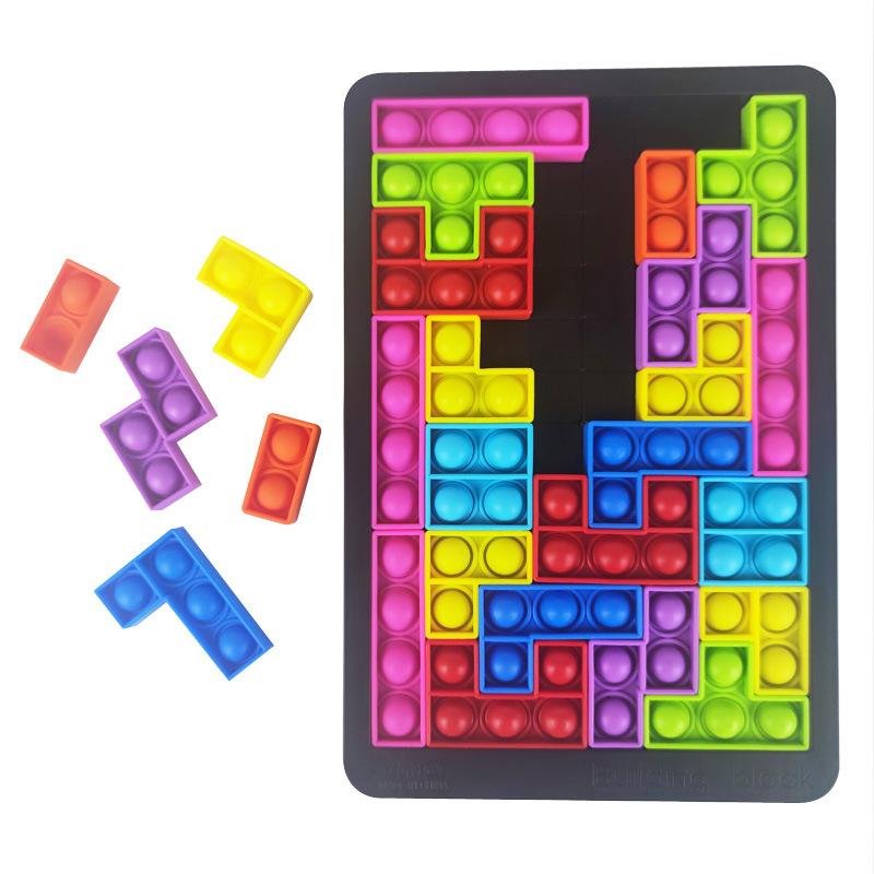 Tetris Blocks Puzzle Game Educational Stressrelieving Last Mouse Gift Lost