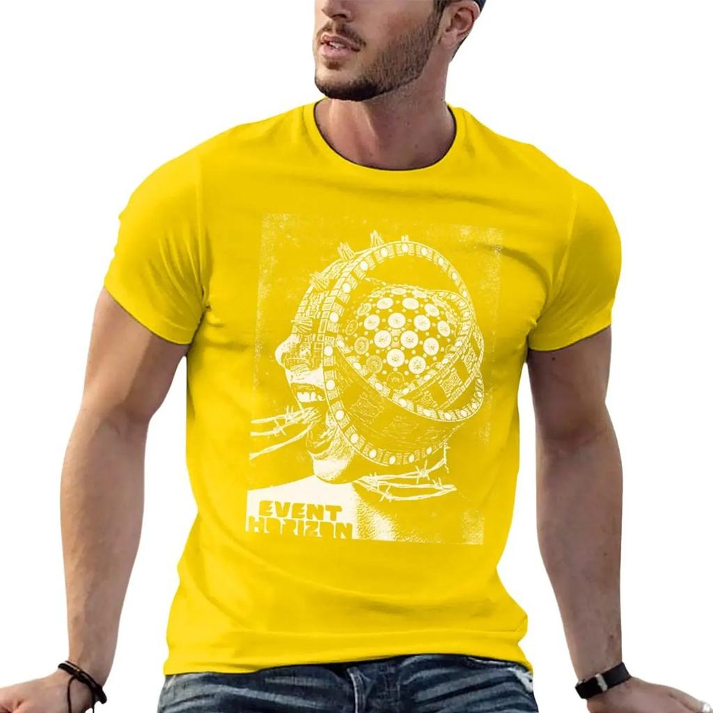 Event Horizon T-shirt Summer Top Sweat Oversized T Shirts for Men
