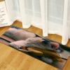 3D Digital Printing Animal Entrance Door Mat Kitchen Dirt-Resistant Long Bathroom Absorbent Floor Mat Living Room Non-Slip Carpet