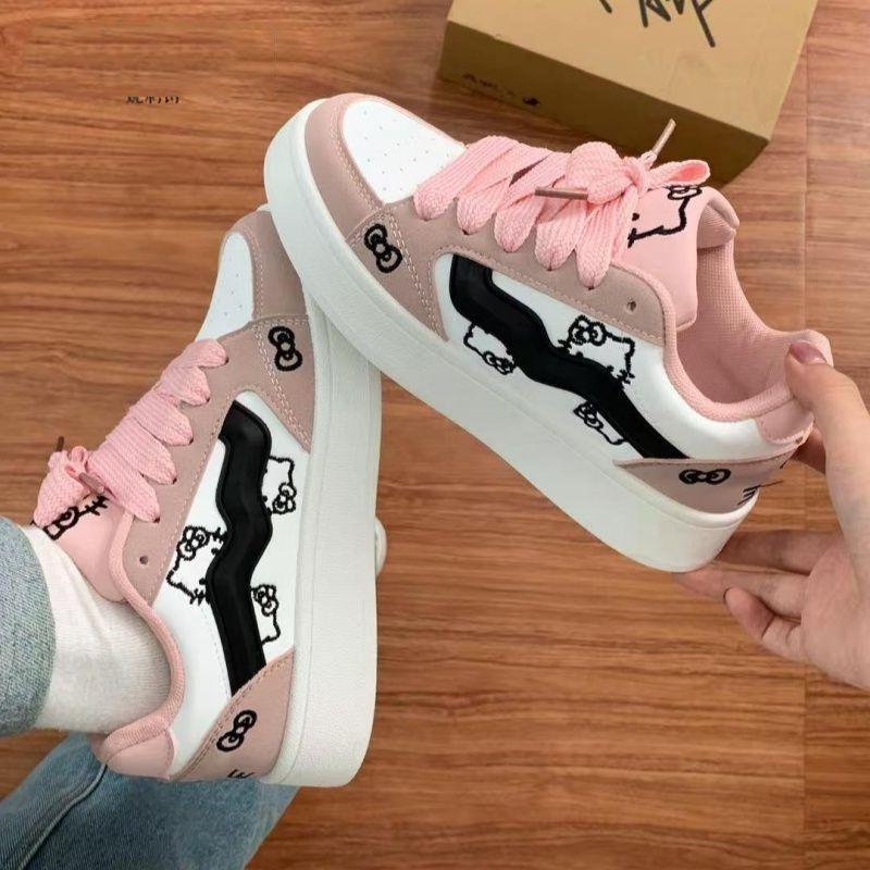 Kitty shoes casual design board shoes niche autumn new original cute surface