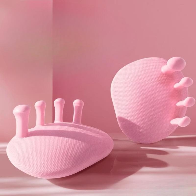 

Arch Training Device Corrects Flat Feet of The Toes and The Sole of The Foot. Toe Exercises and Thumb External Rotation Training. A pair of clothes рожевий